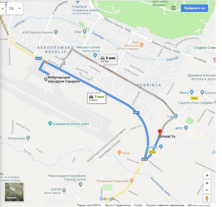 Hotel Beograd - Yu Lukavica Exteriör bild